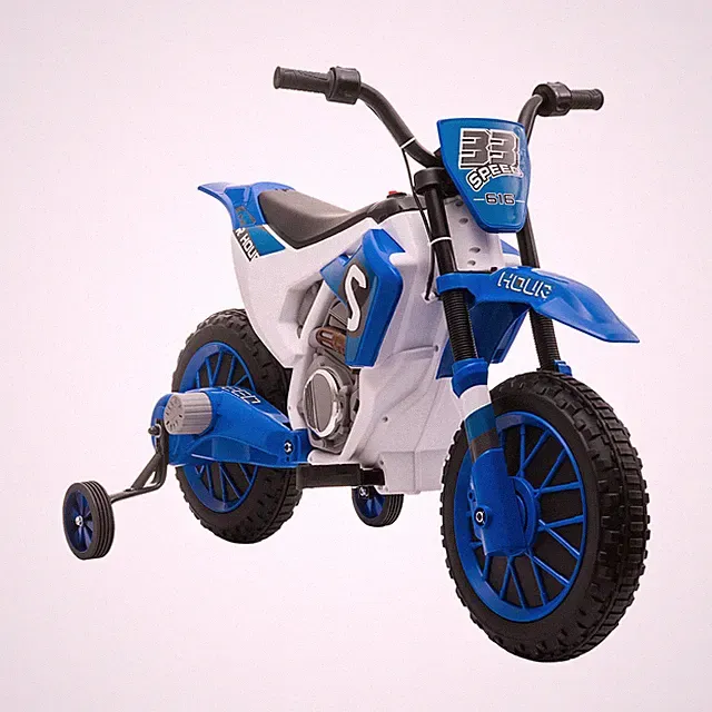 12V Electric Kids Ride On Dirt Bike Motorcycle Toy Training Wheels for 3-5 Year