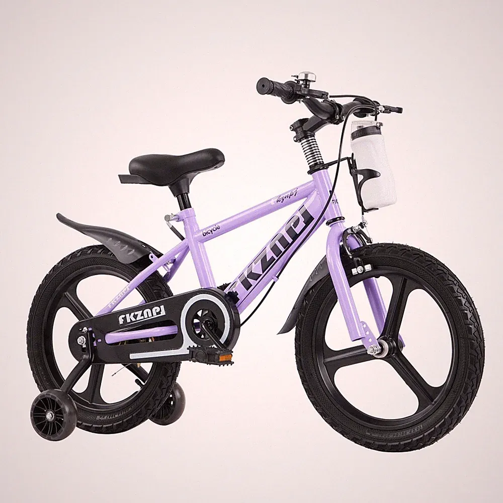16" Toddler Bike for kids Bicycle w/ Night Glow Training Wheels, Water Bottle