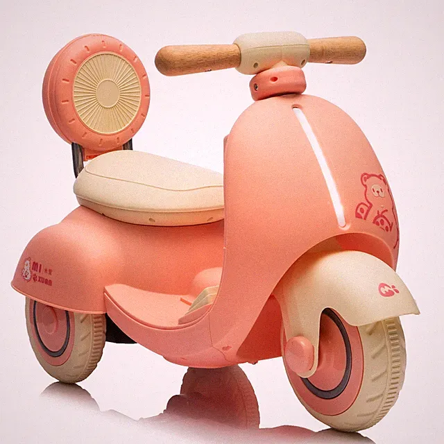 3-Wheel 12V Kids Ride On Electric Motorcycle Toddler Scooter Parent Control Musi