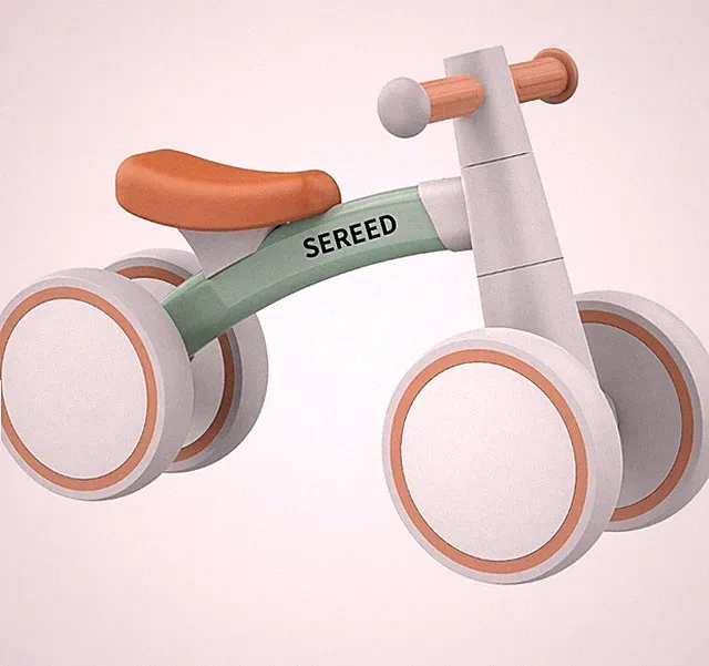 Baby Balance Bike for 1 Year Old Boys Girls 12-24 Month Toddler, 4 Green