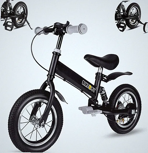 Balance Bike 2 in 1,The Dual Use of a Kids Balance Bike and Kids Bike,12 14 Inch