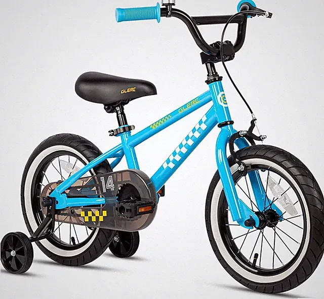 Glerc NuNu 16 Inch Kids Bike BMX Style for 2-8 Years Old Boys Girls, Toddler