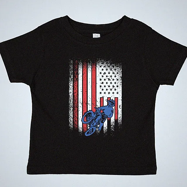 Inktastic BMX Motocross Biking Toddler T-Shirt Race Competition Off Road Apparel