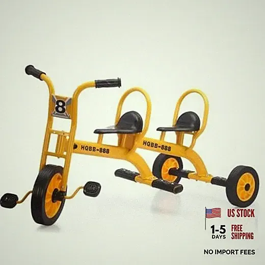 Kids Tricycle for Preschool Playground, Daycare Toddler Trike, Yellow5166