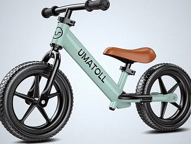 Umatoll Toddler Balance Bike for 2-5 Year Old, Adjustable Kids Toy Bicycle, Gift