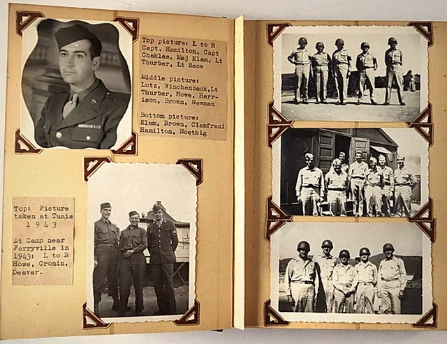 WW2 US Army Soldier Scrap Book 80+ Original Pictures Photos, 1 Of 1 History, 5x7